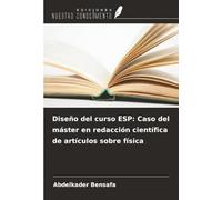 Diseño del curso ESP: Caso del máster en redacción científica de artículos sobre física