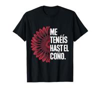 Diseño divertido. Me tenéis hasta el coño, Dia De La Madre Maglietta