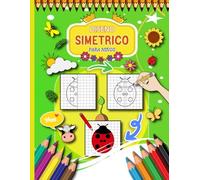 Diseno simetrico para niños: Lindos objetos simples de formas simétricas Y páginas de dibujo de Primavera, objetos sencillos y animales para ... la cuadrícula | Aprender a dibujar Primavera.