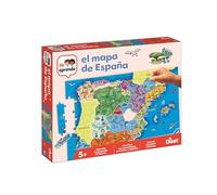 DISET- Province e Autonomie della Spagna Puzzle educativo, 137 Pezzi, Multicolore, 68942