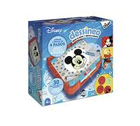Diset Other Topolino Dessineo Passo, Giocattolo educativo per Imparare a disegnare i Personaggi Disney Preferiti per Bambini dai 4 Anni, Colore Vari, 32,5x30,6x10,2, 1