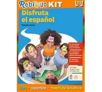 DISFRUTA EL ESPAÑOL - VOLUME UNICO (LDM) (9788808144072) - Libro Scolastico + Kit Scuola con Copertine Rebillo