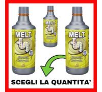 Disgorgante professionale MELT rapido stura lavandini scarichi lenti ingorghi