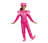 DISGUISE 124809K-15L Tuta classica con armatura rosa Minecraft Dress Up & Accessori, taglia unica
