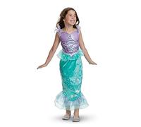 DISGUISE 156029K-EU - Costume da Ariel Classic (Eu) per il centesimo anniversario, taglia M (7-8)