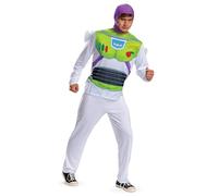 DISGUISE 158459D-EU Buzz Basic Plus Adulto (Eu) Toy Story Fancy Dress, Uomo, Multi, L/XL (42-46)