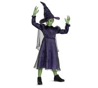 DISGUISE 167029K-EU - Costume da Elphaba Deluxe (Eu), unisex, per bambini, multicolore