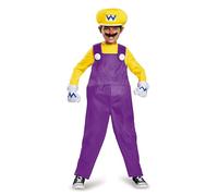 DISGUISE 98815K Deluxe Wario Mario Costume Bambini Halloween Cartone Animato, M