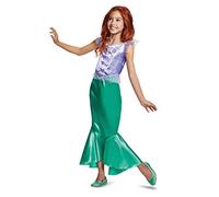 Disguise Costume Bambina Ariel Classico Verde 128 cm (7-8 anni) Ufficiale