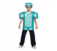 Disguise Armor Minecraft Classico Blue Bambini Unisex Costume Halloween 65645
