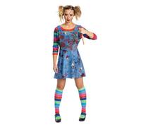 Disguise Bambini Play Chucky Bambola Pauroso Donna Lusso Abito Costume Halloween