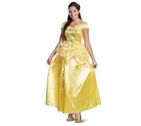 Disguise Beauty & The Beast Deluxe Classic Belle Fancy Dress Costume for Adults X-Large