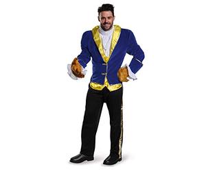 Disguise Bellezza e la Bestia - Costume Prestige da uomo, Blu, X-Large