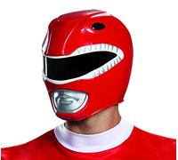 Disguise, Casco Ranger da uomo, rosso, per adulti, Rosso, taglia unica