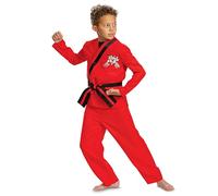 Disguise Cobra Kai Eagle Fang - Costume ufficiale Cobra Kai Cosutme Gi con cintura e pantaloni, taglia bambino (3T-4T)
