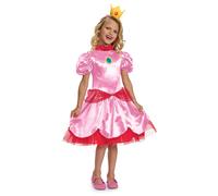 Disguise 158689K-15L-6 - Costume da principessa Peach Intl, M, multicolore, età 7-8 anni