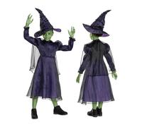 DISGUISE 167029M-EU - Costume da Elphaba Deluxe (Eu), unisex, per bambini, tinta unita, multicolore