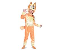 Disguise Costume da bingo per bambini, costume ufficiale dei personaggi Bluey con tuta e maschera, taglia classica per bambini, L (4-6)