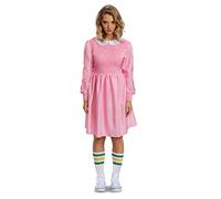 Disguise Costume da donna Undici rosa, costume ufficiale Stranger Things
