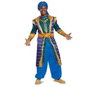 Disguise Costume da Genie Deluxe da uomo per adulti, Blu, M (38/40) US