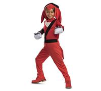 Disguise Costume da Knuckles, costume di carnevale Sonic Deluxe 7-8 anni