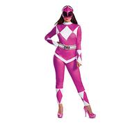 Disguise Costume da Power Ranger Rosa per Adulto - Power Rangers Mighty Morphin