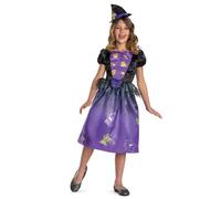 Disguise Costume di Carnevale Pokémon Strega Spaventosa per Bambini | Licenza ufficiale, include abito e cappello da strega, Pikachu, Gengar, Mimikyu e stampa di personaggi Eevee