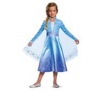 Disguise Disney Ufficiale Deluxe - Costume Frozen Bambina, Costume Elsa Frozen Bambina, Vestito Elsa Frozen Bambina, Elsa Frozen Costume Bambina, Costume Ragazza Frozen, Costume Carnevale Bambina