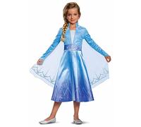 Disguise Costume Elsa Frozen Bambina Costume Ufficiale Disney Carnevale Halloween 3-4 Anni