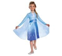 Disguise Costume Elsa Travelling Classic Disney Blu Taglia 5-6 anni