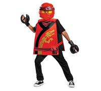 Disguise Costume Kai Ninjago Bambino, Costume Ninja Bambini Taglia Unica