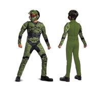 DISGUISE Costume Master Chief Bambini, Costume Videogiochi Bambini Taglia S