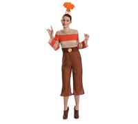 Disguise Inside Out Anxiety Costume, Official Deluxe Inside Out Halloween Costume and Headpiece, Adult Size (18-20)