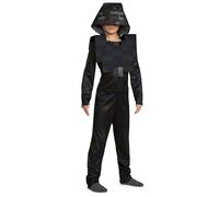 Disguise Costume ufficiale di Minecraft da scheletro Wither con tuta con cappuccio, per bambini, taglia 7-8