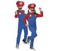 DISGUISE Costume ufficiale Nintendo Super Mario per bambini, include cappello Mario, costume da Mario per bambini, costume di Halloween per compleanno per ragazzi
