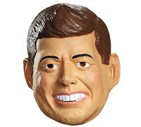 Disguise Deluxe Kennedy - Maschera per adulti, nero e giallo, XXL (50-52)