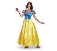 Disguise Deluxe Snow White Fancy Dress Costume for Adults Medium