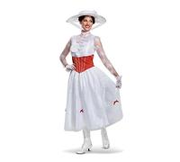 Disguise Deluxe Women's Mary Poppins Fancy Dress Costume Medium