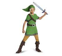 Disguise DISK85718K Costume Classico Nintendo Link, per Bambini, Verde, M