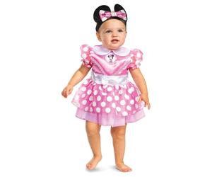 Disguise Disney Minnie Mouse Classic Costume Carnevale Topolina 6-12 Mesi