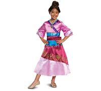 Disguise Disney Princess Mulan Classic Girls Costume, Pink, Medium (7-8)