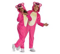 Disguise Disney Toy Story Costume Lotso per Bambini 7-8 anni, ufficiale, cappuccio integrato e dettagli tridimensionali, perfetto per travestimenti e giochi di ruolo