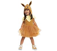 Disguise Eevee Costume tutù, costume ufficiale Pokemon per bambini e copricapo, taglia (3T-4T)