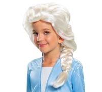 Disguise Elsa Parrucca Bambino Ghiaccio Neve Freddo Princess Corto Bianco 22810