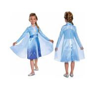 Disguise Costume Elsa Travelling Classic Disney Blu Taglia 5-6 anni