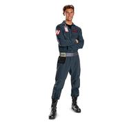 Disguise Ghostbuster Engineer Costume, Deluxe Official Ghostbusters Frozen Empire Halloween Costume Jumpsuit, Size S/M