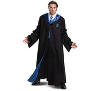 Disguise Harry Potter Ravenclaw Robe Deluxe, Black & Blue, XXL (50-52)