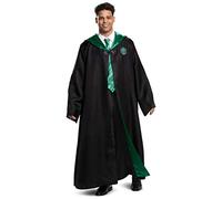 Disguise Harry Potter Slytherin Robe Deluxe Adult Costume Accessory, Black & Green, XL (42-46)