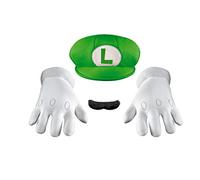 Super Mario 13381 - Set Travestimento Luigi, Verde, Taglia Unica