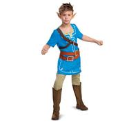 Disguise Legend Of Zelda Link Costume per Bambini, Licenziato Ufficialmente da Disguise, Vestibilità Comoda e Design Dettagliato, M 7-8